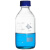 京京 玻璃棕色透明蓝盖丝口试剂瓶高硼硅蓝盖瓶100/250/500/1000ml 棕色1000ml