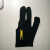 【】台球手套 球房台球公用手套台球三指手套可定制logo 美洲豹普通款黑色