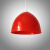 冠疆吊灯亚克力塑料彩色灯罩生鲜餐厅吊灯水果熟食店市灯罩灯具外壳 红色