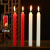 驼铃纵横 YJ102 红白应急照明蜡烛 长杆蜡烛 直径1.7x18cm白色（10只）
