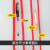 者也 KAB 多功能捆扎绳晾衣货物捆绑防滑耐磨绳子户外搭建加厚尼龙绳 白色8mm（100米/卷）