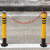 立柱车位锁地锁活动路桩加厚反光警示柱防撞柱可拆卸移动停车桩杆 固定路桩114×1米，送螺丝