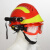 F2救援头盔 消防头盔 F2抢险救援 韩式头盔 灯架 印字 手电 白色 头盔+护目镜+灯架