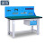 浦镕重型工作台2.1米工厂流水线包装台操作桌PU295可定制二抽带挂板