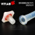 VITLAB塑料容量瓶A级10/25/50/100/250/500/1000mL进口PMP云程云程 50mL 带PP材质NS塞子