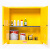 12加仑防爆柜化学品安全柜工业危险危化品储存柜实验室防火试剂柜 4加仑黄色