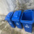 户外垃圾桶环卫桶工业果皮箱环卫箱翻盖有盖厨房大号大容量 浅蓝色 120升特厚挂车蓝