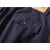 重磅咔叽复古斜纹chino裤卡其纯色纯棉水洗工装宽松直筒休闲靴裤 黑色 (845) 32