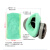 本重松防尘口罩配件u2k滤芯吸汗套呼吸阀密封圈塑料布头带零件 吸汗套NRK 1个（绿色） 配件大全 物美价廉