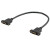 益德胜 HDMI母对母延长线带耳朵4K 1080P高清线带螺丝孔可固定HDMI线1.4版铜芯加长线 1.5米