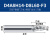 惠世达    55度铝用数控斜度刀硬质合金锥度立铣刀无涂层整体钨钢斜度刀 D4A8H14-D8L60-F3 