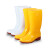 劳保佳 雨鞋 中筒雨靴 厂专用防滑防水鞋 黄色卫生工作胶鞋水靴 单鞋 中筒黄色 37码