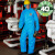雷克兰（Lakeland）限次型化学防护连体服透气薄款夏季隔离防尘服ESB428 蓝色ESB428 XL码