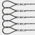 倍力特（Beilite）插编钢丝绳 压扣钢丝绳 吊索具起重吊装编头钢丝绳 18mm粗（插编） 2m