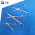不锈钢手术剪手术器械手术剪实验用剪刀直尖弯尖拆线剪组织云程 16厘米