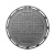 聚远   JUYUAN   球墨铸铁井盖圆形 重型雨水电力污水消防通信排水盖板 φ800x900 承重10t