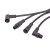 M12塑胶连接器弯式NEMA2000插头 3 4 5 8芯防水IP67 针型对接孔型 直式针型插头(公) 1M  3芯