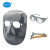 添新焊友 电焊面罩氩弧焊耐高温焊接面屏 BX6灰色面罩配透明眼镜
