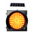 稳斯坦 W1033 黄闪红慢警示灯 太阳能交通道路施工路障夜间安全警示闪光灯 直径300mm(黄闪红慢灯)
