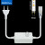220V高压灯带专用调光器LED灯条插头单色亮度无极调压控制器针间距7mm(多45米) 针间距9mm (多40米)