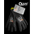 QEAR黑色欧标5级防割搬玻璃钢板劳保防滑耐磨工作保护浸胶手套 12对黑五级防割出纹乳胶特 XL