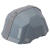 勋狸粑适用日本原装Bloom 2代便携折叠安帽施工地防灾时尚头盔 灰色 均码 最大头围63cm