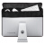 帛魁适用于苹果一体机iMac显示器防尘罩保护套台式电脑键盘鼠标收纳包 21.5寸银色新款全包边无口袋