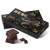 诺梵5盒装纯黑巧克力礼盒分装纯可可脂批发休闲零食品喜糖 55%黑巧110g*5盒