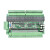 适用于plc工控板控制器国产简易可编程式fx3u-48MR/48MT微型plc 红色 48MR继电器输出配底座