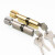 AQQJ0030 锁芯 木门锁芯 通用型铜钥匙锁芯 小70银色铜钥匙