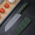 十八子作 丛林多用刀 家用西式厨刀寿司刺身料理刀 厨房水果刀 绿色