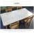 儿童橡木桌幼儿园桌椅长方桌早教学习桌家用书桌写字桌桌椅套装 长方桌120*60*49/52/56cm