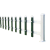 HUAIFENG/淮风PVC护栏围栏 pvc塑钢 绿色  长3米×高80cm 含立柱×1+网片×1 护栏花坛栏杆户外绿化栅栏户外围栏