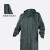 代尔塔 407007连体雨衣PVC雨衣成人雨衣防暴雨带反光条 绿色 L 