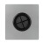 86型开关插座装饰空白白板带出线孔网络穿孔面板 黑色出线孔【2.5厘米】