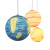 星球吊灯店铺大厅幼儿园游乐场咖啡厅餐厅酒吧台艺术圆球月球吊灯 其他星球款 直径40cm