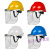 好购安全帽带面罩全脸防护透明PVC铝包边烧焊防飞溅防冲击打磨面 支架+6张屏
