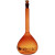 loikaw特优级透明棕色玻璃塞容量瓶 A级可过检高硼硅玻璃容量瓶 透明2000ml(1个)