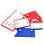 稳斯坦 WST133 磁性标签 仓库标识牌货架标识卡物料卡材料卡片（红色4*7软磁）