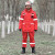 谋福（CNMF）255 红色冬季救援棉服 户外抢险防水透气应急服装 搜救消防反光衣（冬季救援棉服4XL码）