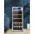 奥克斯冰吧家用小型冷藏柜商用办公室饮料茶叶红酒柜透明冰箱保鲜 116升【全冷藏+内置蓝光灯】
