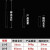 定制定制战术甩棍防身武器保安甩辊甩鞭车载自卫甩棒摔棍伸缩三节棍 6寸合金钢【菱形银 4礼】