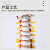 人体脊柱模型1:1成人医学正骨练习骨骼模型颈椎腰椎脊椎骨架模型 80CM脊柱(肌肉+彩色分区)