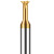 惠世达       钨钢燕尾铣刀槽刀高光铝用加硬质合金燕尾倒角刀不锈钢 3*45度*4D 