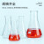 蜀牛锥形瓶玻璃三角烧瓶加厚高硼硅毫升广口化学三角瓶实验室 【大口/喇叭口】200ml-1个