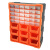 稳斯坦 39格收纳盒分格工具盒积木零件盒 抽屉式零件箱 开口式 橙色47.5*16*38cm WW-126