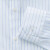 金利来（Goldlion）男装含桑蚕丝竖条纹修身长袖衬衫男士款商务休闲正装衬衣Z 浅蓝条-15 XXL-185/100A
