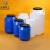 米奇特工 化工桶塑料蓄水桶工业法兰桶 100L白色加厚