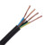 起帆电线电缆 RVV4*2.5平方多芯控制软护套线 黑色100米