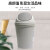 亿丽佳 垃圾桶干湿分类摇盖卫生桶纸篓办公厨房垃圾篓卫生间厕纸桶（圆形8.2L颜色随机）